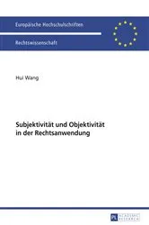 Book cover of Subjektivitaet und Objektivitaet in der Rechtsanwendung by Unknown