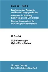 Book cover of Submicroscopic Cytodifferentiation by Milan Dvorak