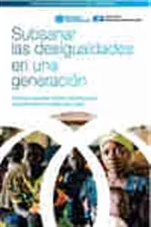 Book cover of Subsanar las desigualdades en una generación by World Health Organization