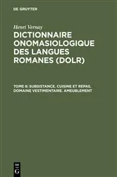 Book cover of Subsistance. Cuisine et repas. Domaine vestimentaire. Ameublement by Unknown