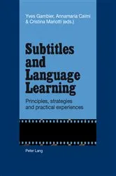 Book cover of Subtitles and Language Learning by Unknown