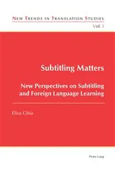 Book cover of Subtitling Matters by Jorge Díaz Cintas