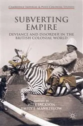 Book cover of Subverting Empire by Will Jackson