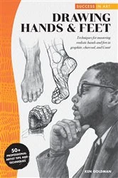 Book cover of Success in Art: Drawing Hands & Feet by Ken Goldman