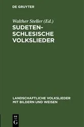 Book cover of Sudetenschlesische Volkslieder by Walther Steller