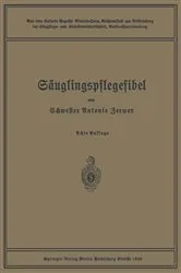 Book cover of Säuglingspflegefibel (8th ed.) by Antonie Zerwer