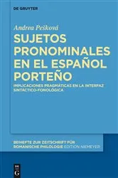Book cover of Sujetos pronominales en el español porteño by Unknown