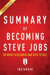 Book cover of Summary of Becoming Steve Jobs by Unknown