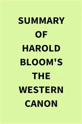 Book cover of Summary of Harold Bloom's The Western Canon by IRB Media