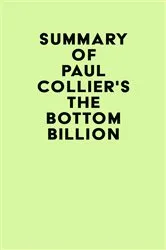 Book cover of Summary of Paul Collier's The Bottom Billion by IRB Media