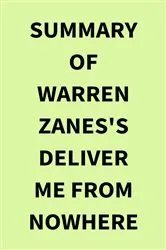 Book cover of Summary of Warren Zanes's Deliver Me from Nowhere by IRB Media