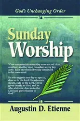 Book cover of SUNDAY WORSHIP by Etienne, Augustin, D.