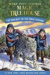 Book cover of Sunlight on the Snow Leopard by Mary Pope Osborne