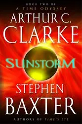 Book cover of Sunstorm by Arthur C. Clarke