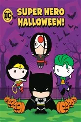 Book cover of Super Hero Halloween! (DC Justice League) by Rachel Chlebowski