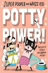 Book cover of Super Pooper and Whizz Kid (A Hello!Lucky Book) by Hello!Lucky