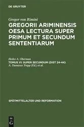 Book cover of Super Secundum (Dist 24-44) by Heiko A. Oberman