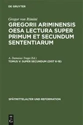 Book cover of Super Secundum (Dist 6-18) by A. Damasus Trapp