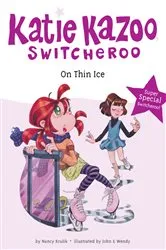 Book cover of Super Special On Thin Ice by Nancy Krulik