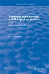 Book cover of Superoxide Ion: Volume II (1991) by Igor B. Afanas'ev