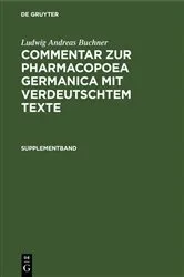 Book cover of Supplementband by Ludwig Andreas Buchner