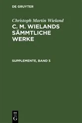 Book cover of Supplemente, Band 5 by Christoph Martin Wieland