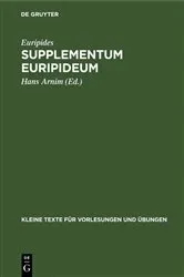 Book cover of Supplementum Euripideum by Euripides