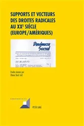 Book cover of Supports et vecteurs des droites radicales au XX e siècle (Europe/Amériques) by Unknown