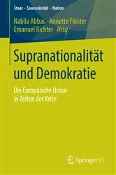 Book cover of Supranationalität und Demokratie by Nabila Abbas