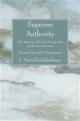 Book cover of Supreme Authority by J. Norval Geldenhuys
