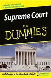 Book cover of Supreme Court For Dummies by Lisa Paddock