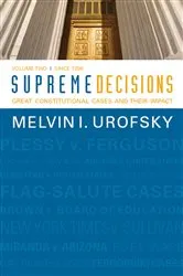 Book cover of Supreme Decisions, Volume 2 by Melvin I. Urofsky