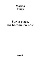 Book cover of Sur la plage, un homme en noir by Marina Vlady
