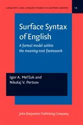 Book cover of Surface Syntax of English by Unknown