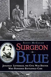 Book cover of Surgeon in Blue by Scott McGaugh