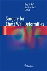 Book cover of Surgery for Chest Wall Deformities by Gary W. Raff
