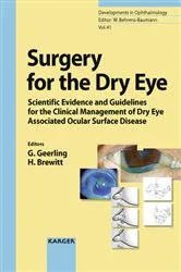 Book cover of Surgery for the Dry Eye by G. Geerling
