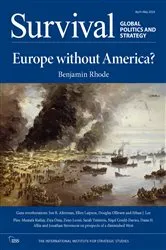 Book cover of Survival: April – May 2024 by The International Institute for Strategic Studies (IISS)