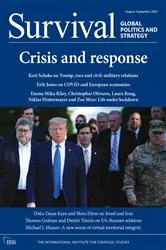 Book cover of Survival August-September 2020: Crisis and response by The Institutional Institute for Strategic Studies (IISS)