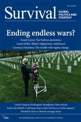 Book cover of Survival June-July 2021: Ending Endless Wars? by The International Institute for Strategic Studies (IISS)