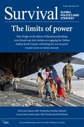 Book cover of Survival October-November 2021: The Limits of Power by The International Institute for Strategic Studies (IISS)