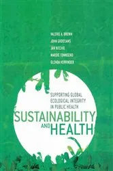 Book cover of Sustainability and Health by Valerie A. Brown