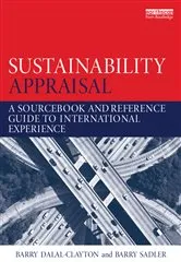 Book cover of Sustainability Appraisal by Barry Dalal-Clayton