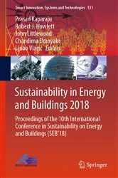 Book cover of Sustainability in Energy and Buildings 2018 by Prasad Kaparaju