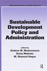 Book cover of Sustainable Development Policy and Administration by Gedeon M. Mudacumura
