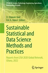 Book cover of Sustainable Statistical and Data Science Methods and Practices by O. Olawale Awe
