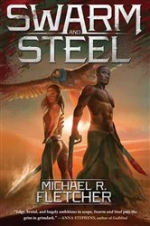 Book cover of Swarm and Steel by Michael R. Fletcher