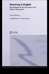 Book cover of Swearing in English by Tony McEnery