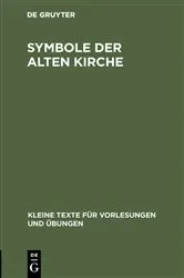Book cover of Symbole der alten Kirche (6th ed.) by Unknown