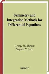 Book cover of Symmetry and Integration Methods for Differential Equations (2nd ed.) by George Bluman